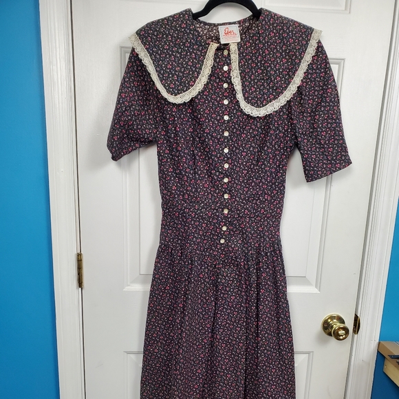 Eber International Size 9 Vintage Dress - Picture 1 of 9
